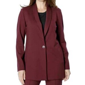NEW Mr. Max Burgundy Relaxed Knit Blazer Size Small (bin 1Q)